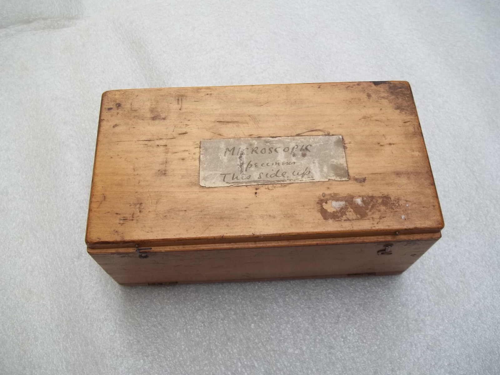 Antique Glass Microscope Slides