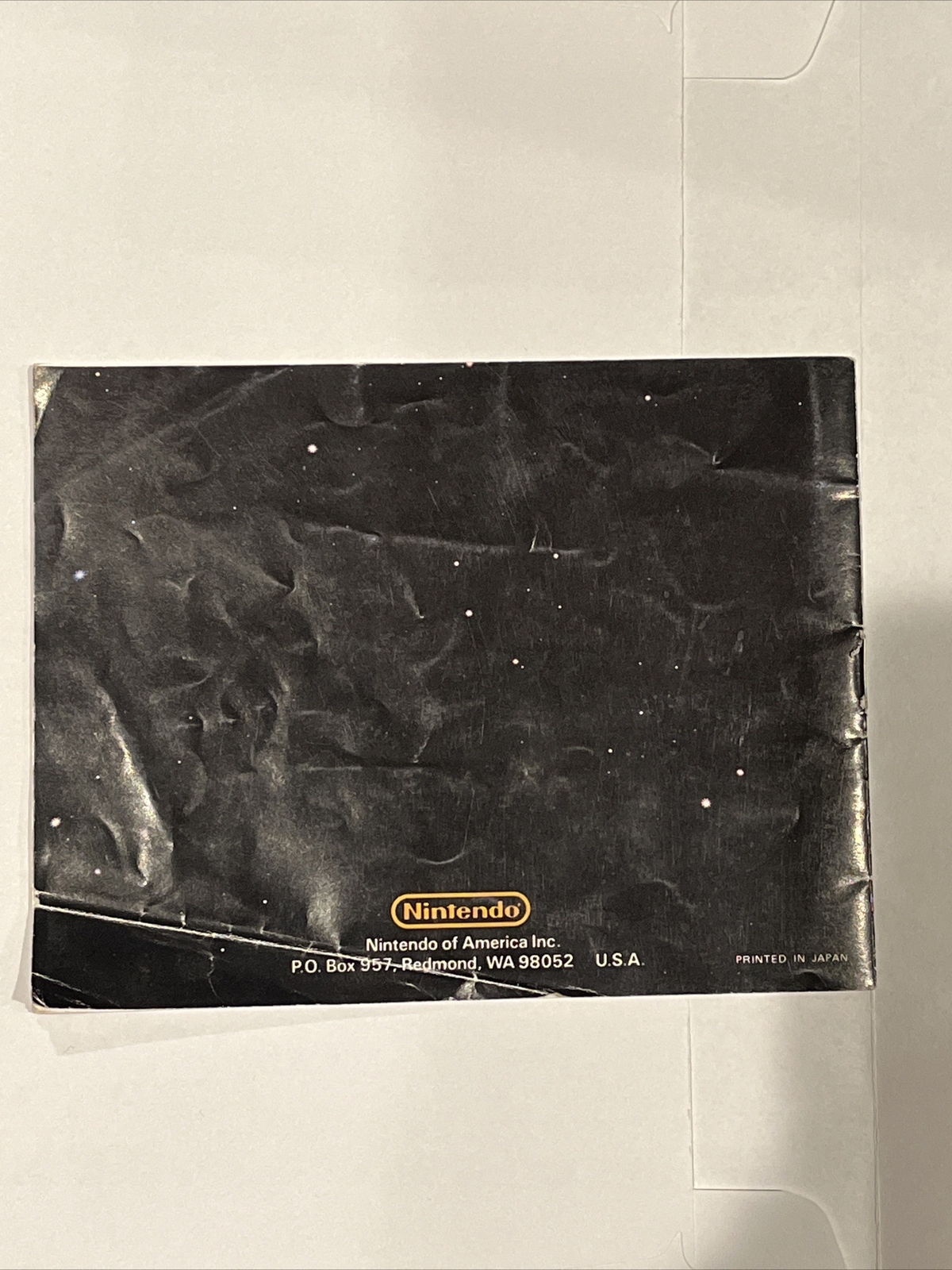 Nintendo Kung Fu Instruction Booklet, dated 1984