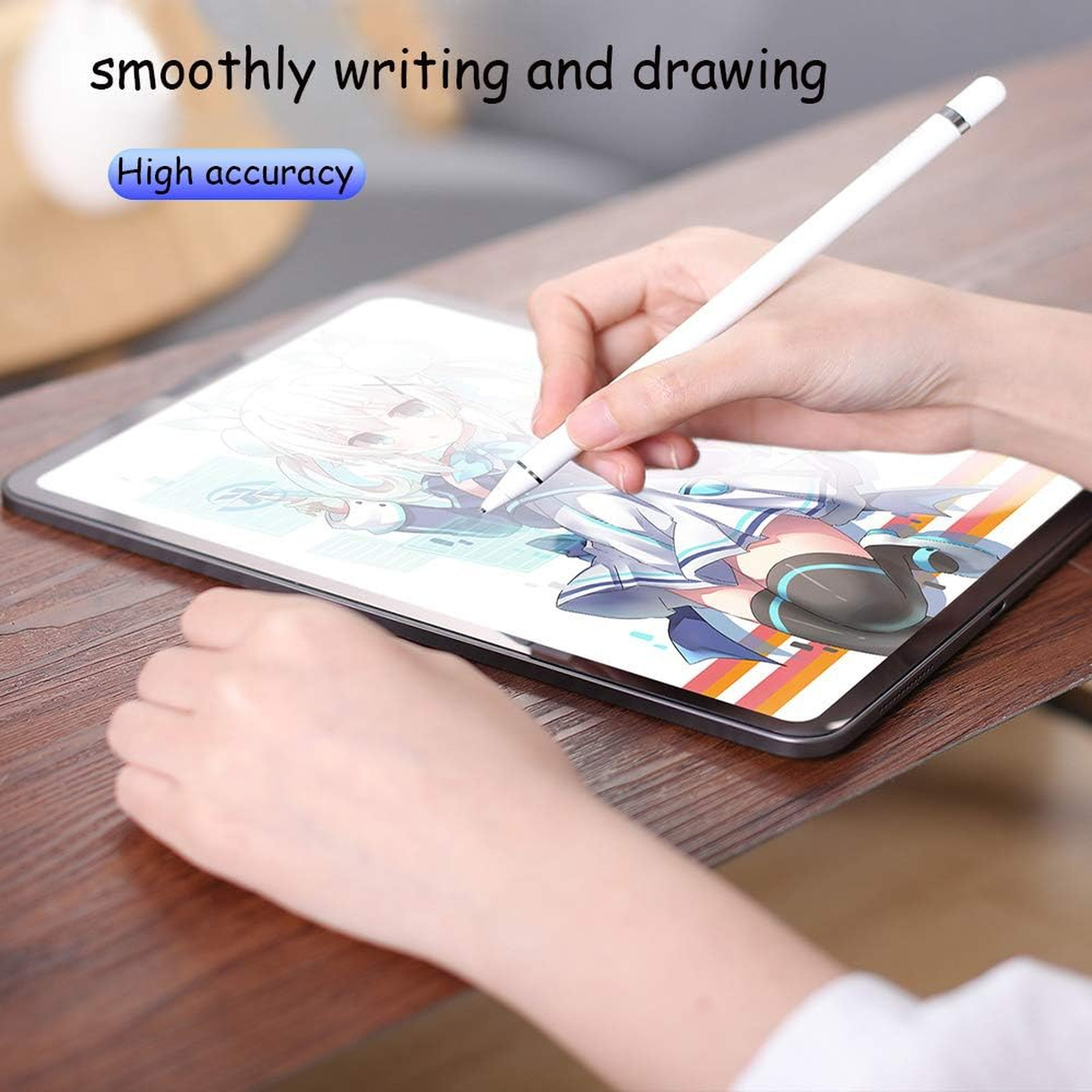 Active Digital Stylus Pen for Touchscreen, Fine Tip Rechargeable for iPad Mini