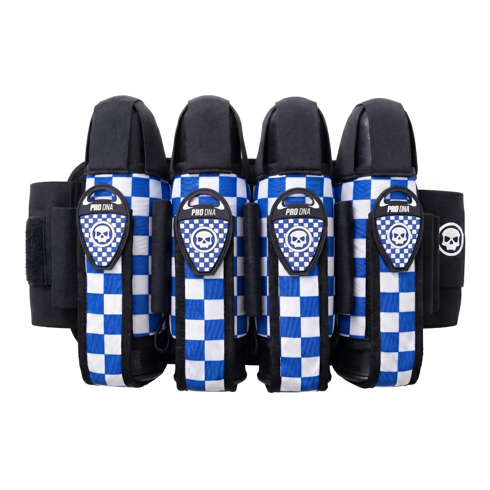 Infamous Pro DNA Lockdown Harness - 4+7 - Checkered Blue