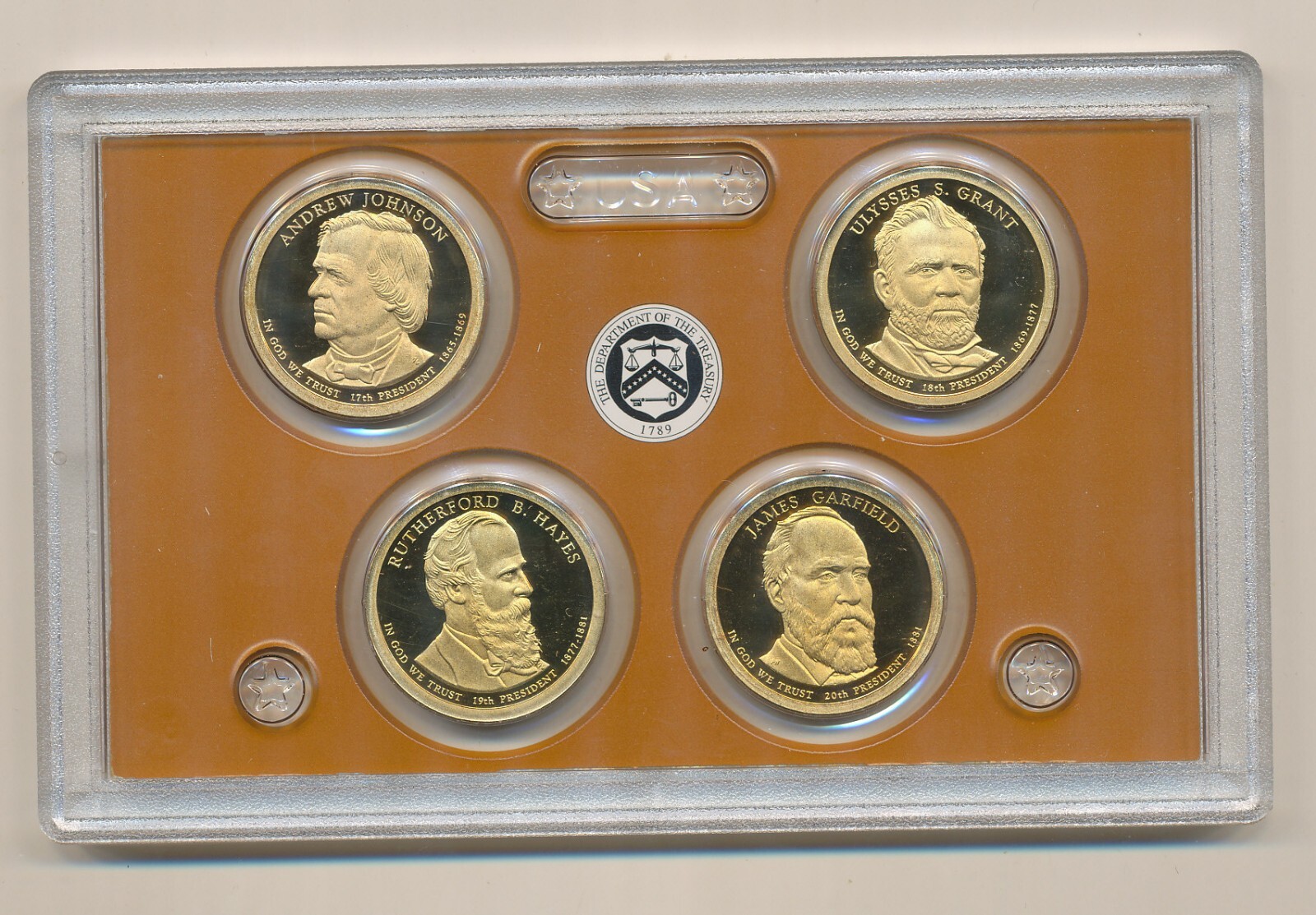 BULK LOT 50 x 2011 S Presidential Dollar Proof Set 200 Coins No Boxes or COA's