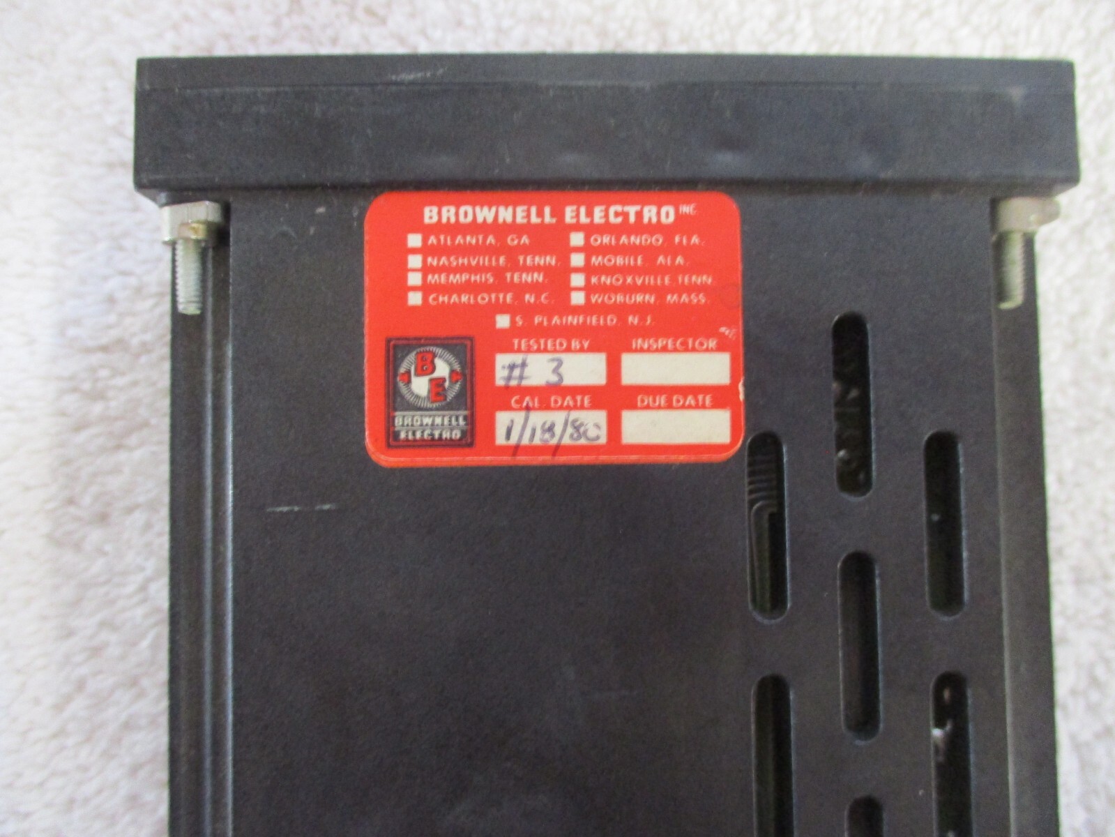 WESTON Model 1230 Digital Panel Meter 1230-274871 1230-27 4871 #2