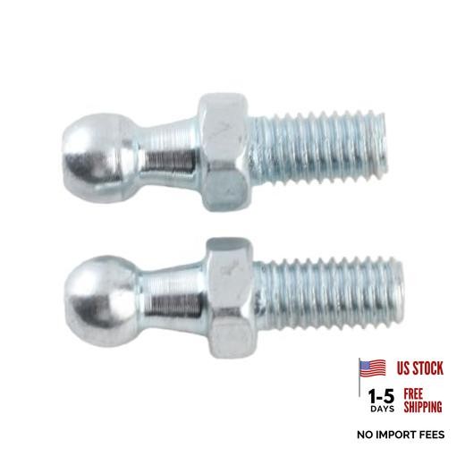 M8 Ball Stud Mounting 2pcs Car Iron Ball Stud Bolts M8 for Gas Struts Ball
