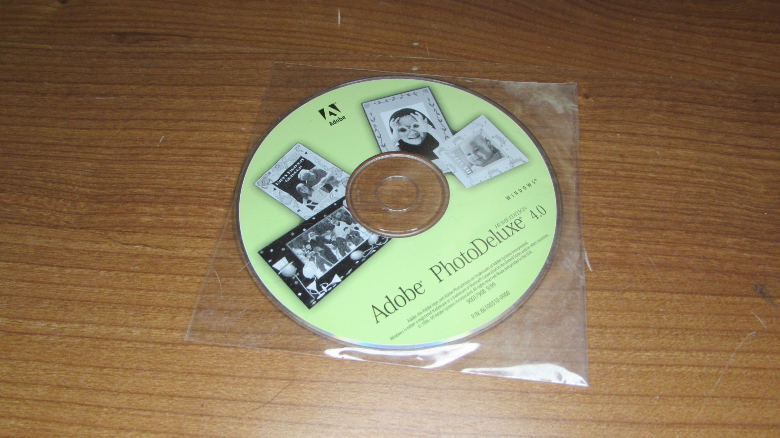 Adobe Photo Deluxe 4.0 Home Edition ©1999 Software CD-ROM PC