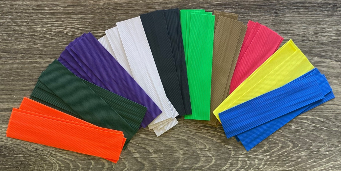 CAT Whisker 40 PCS - 10 COLOR ASSORTMENT - Rubber Bow String Silencers Archery