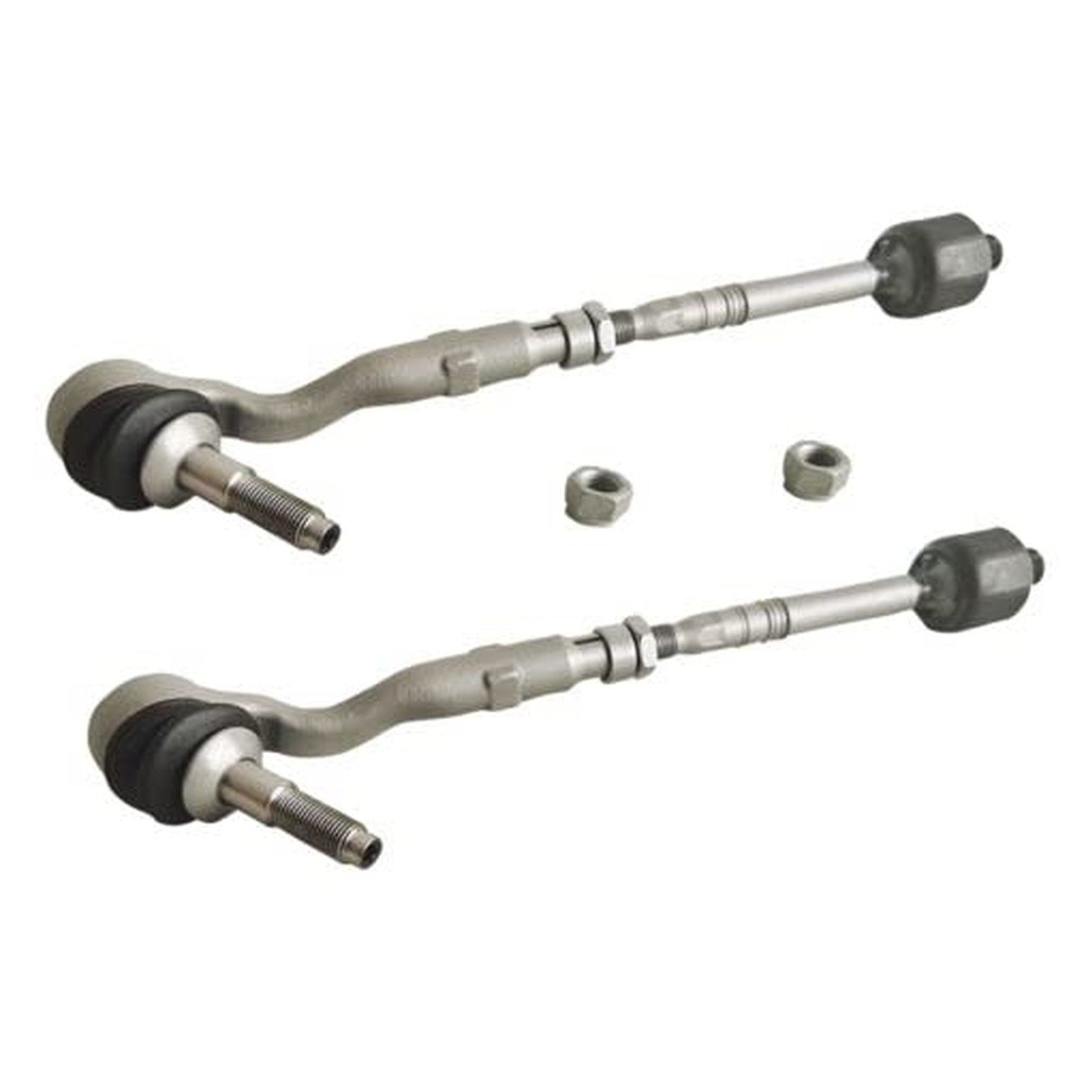 New 2pcs Front Left & Right Pair Steering Tie Rods End Assembly Fit for BMW 5...