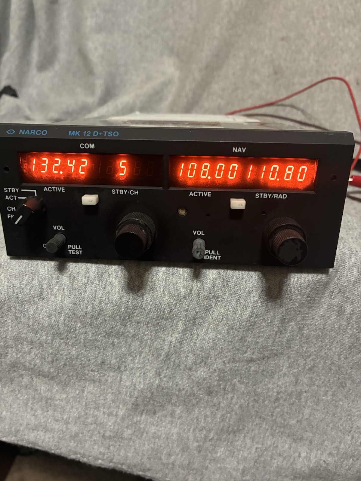 Narco MK-12D+ Nav Com with Glideslope, 28 Volt