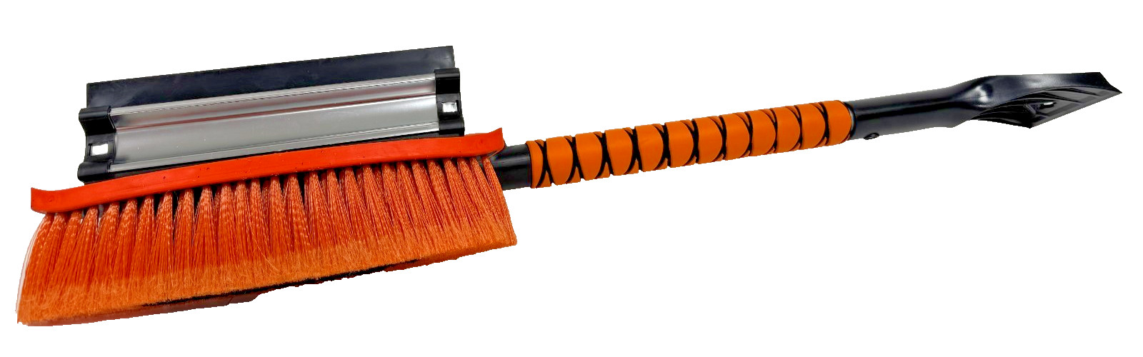 Extendable Car 3‑in‑1 Scraper, Squeegee & Brush