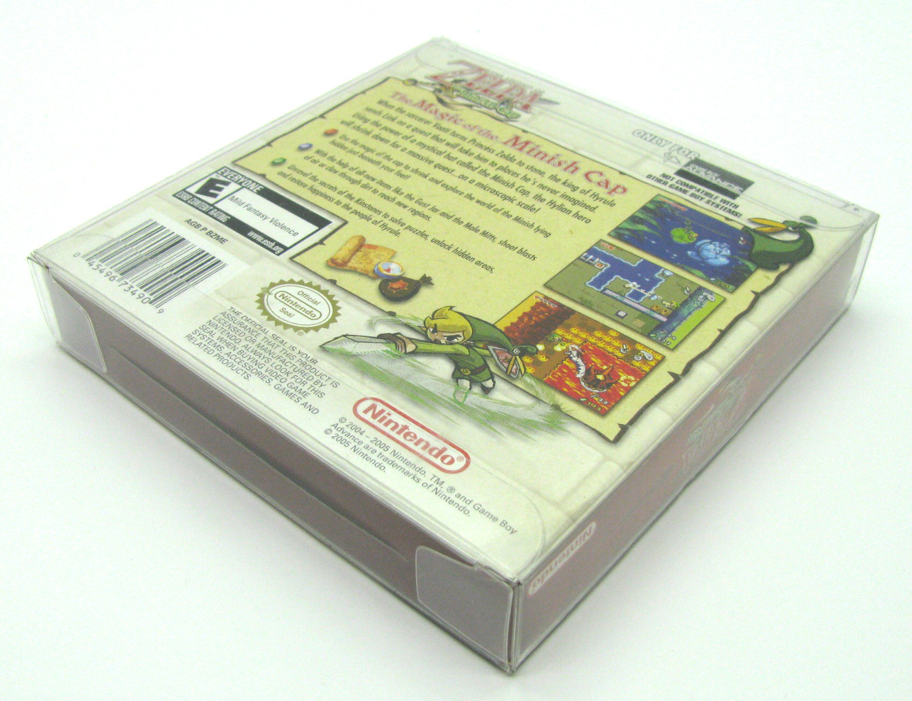 5x NINTENDO GAME BOY ADVANCE GAME BOX - PROTECTIVE BOX PROTECTOR SLEEVE CASE