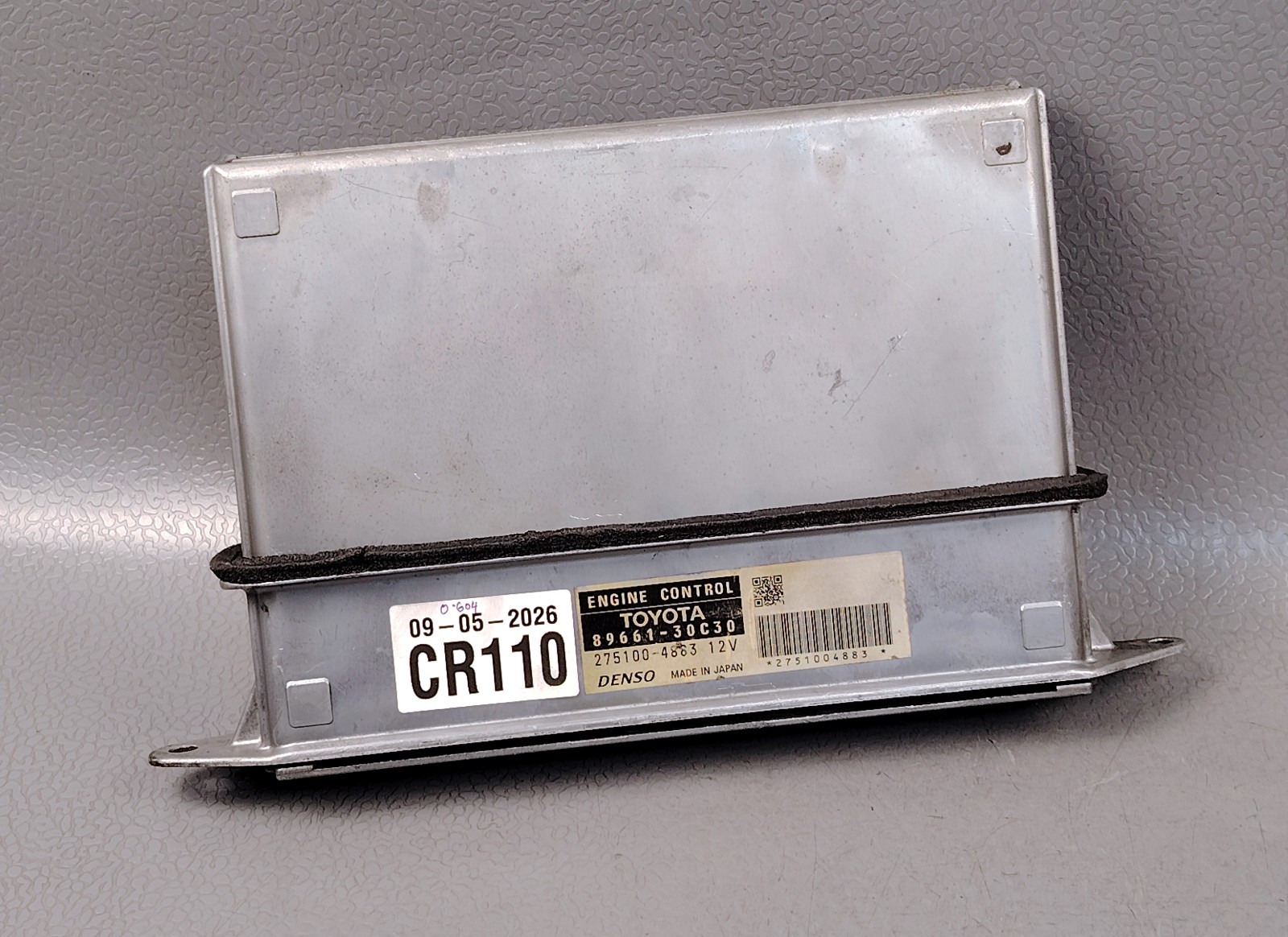 TOYOTA OEM ENGINE COMPUTER ECU ECM 89661-30C30 CROWN GRS180 4GR D4 2005 2008