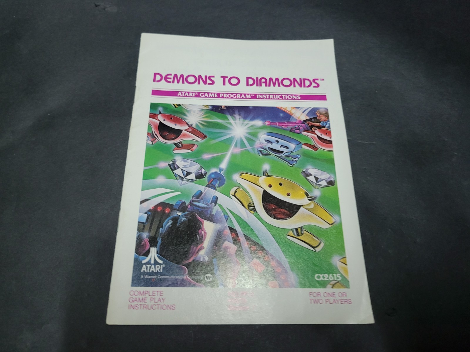 Atari 2600 Manual Only Demons To Diamonds