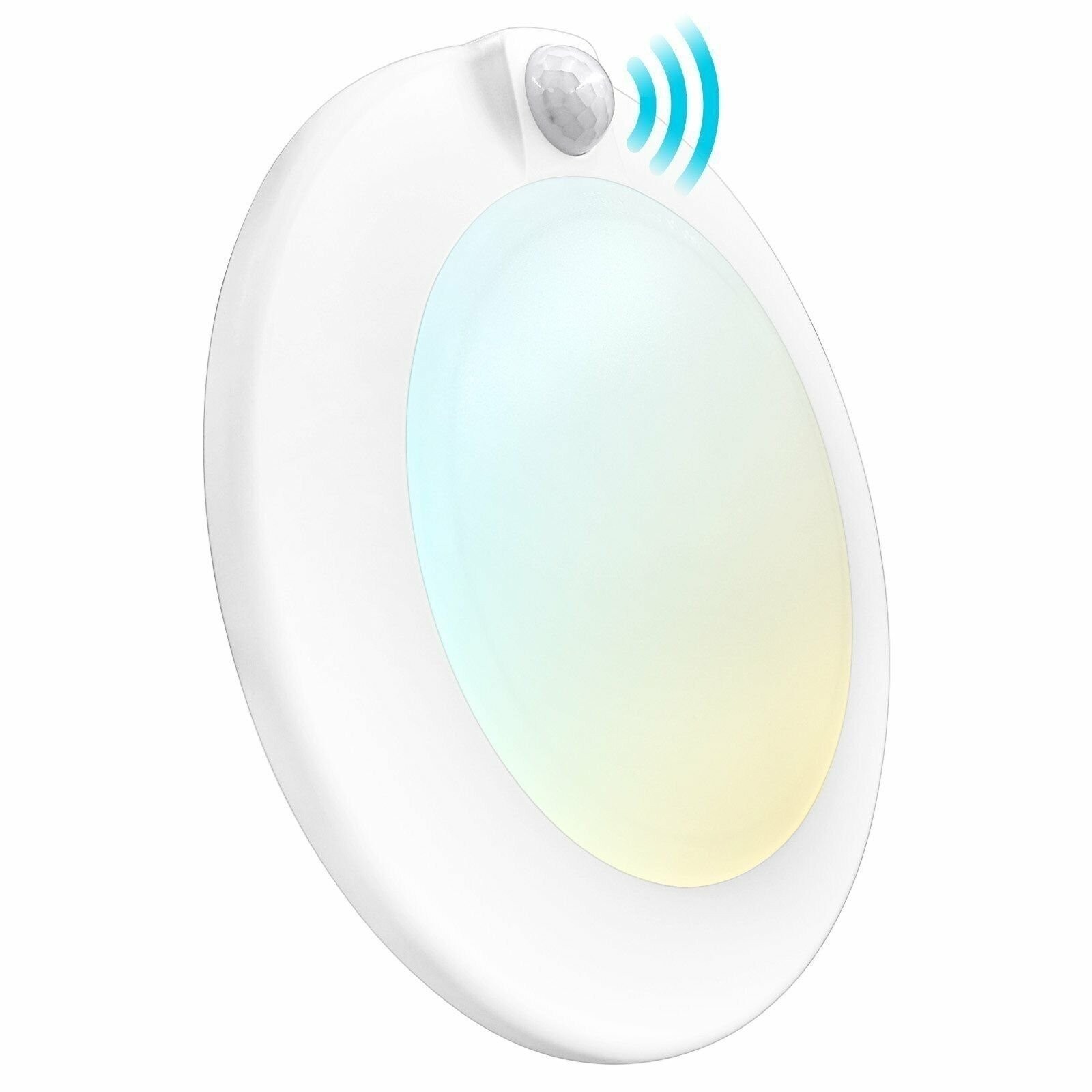 Luxrite 6in LED Motion Sensor Ceiling Light 3 Color Options 30s Timeout