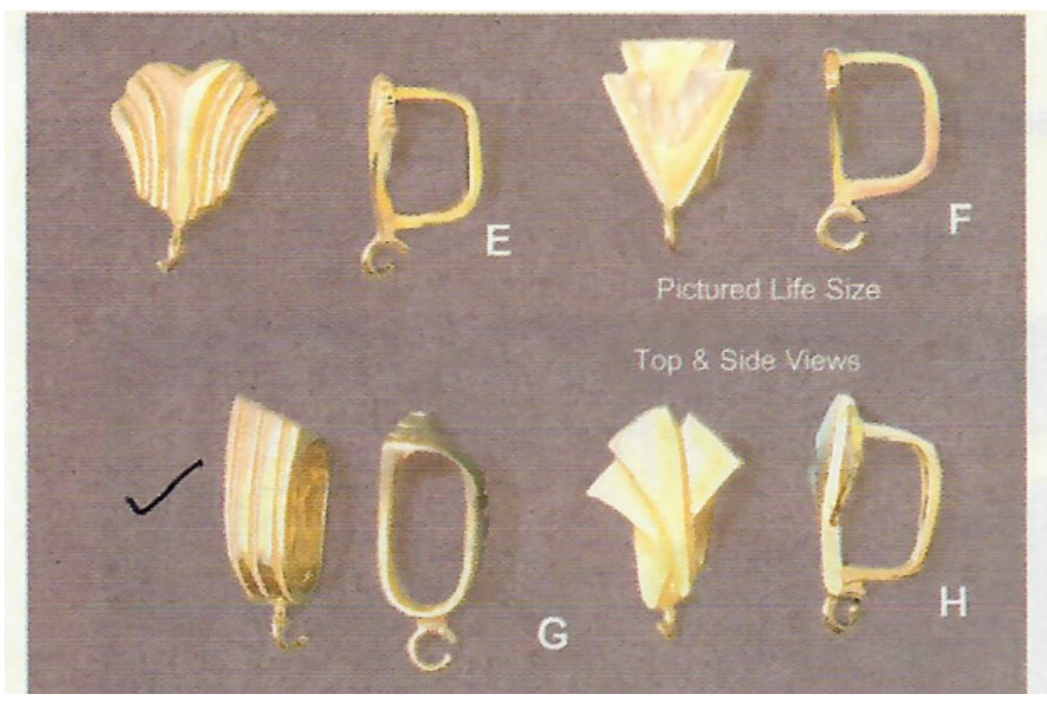 Slider Dangle Bails - Jewelry Component - Sterling Silver - 5pcs