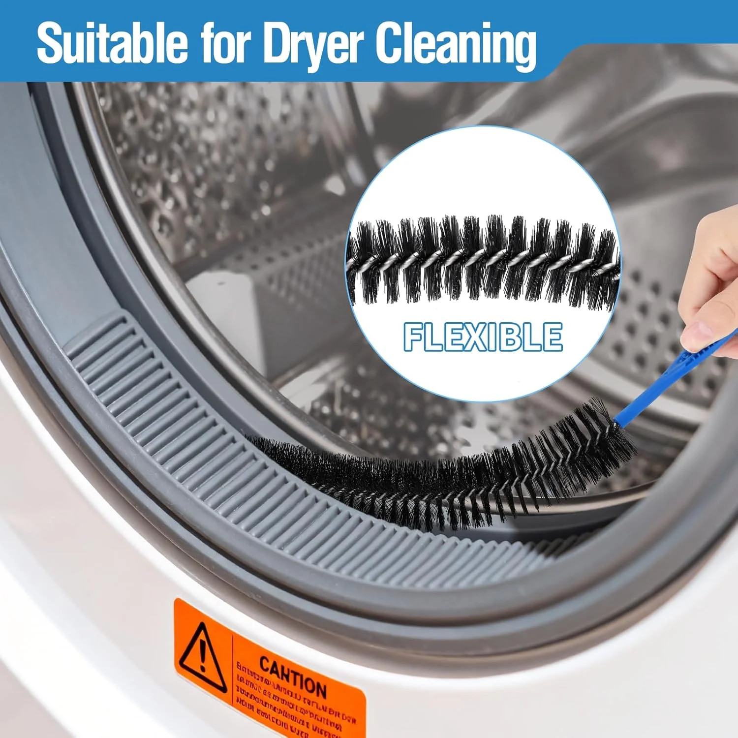 Refrigerator Coil Cleaning Brush，Sewer Set Brush Clog Remover,for Toilet, Kitc