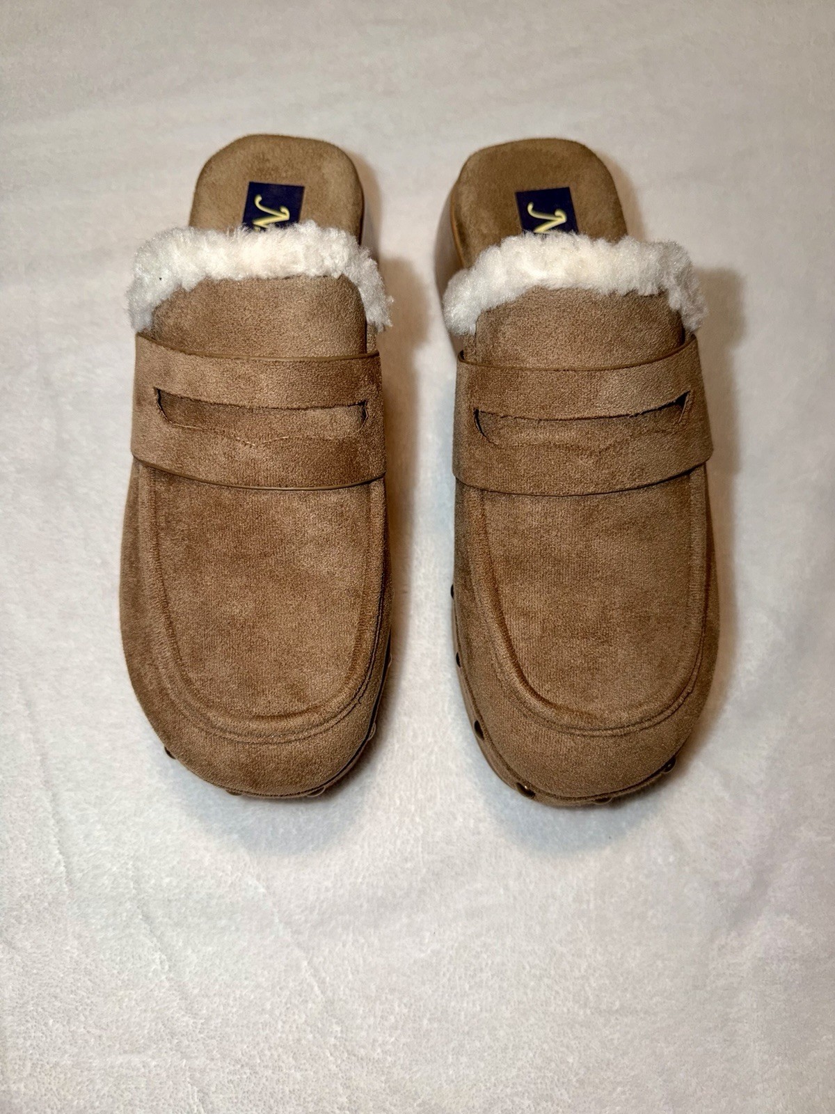 Natural Reflections Women’s Loafer Platform Clogs Slippers House Shoe Size