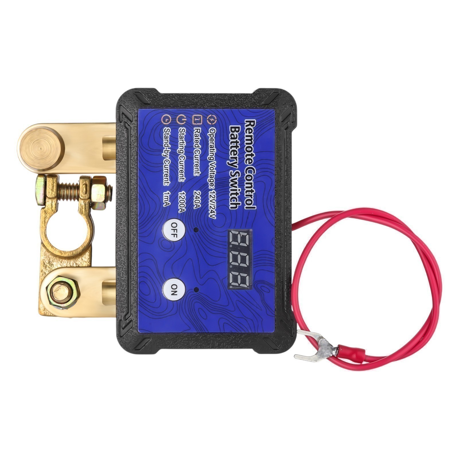 Battery Disconnect Switch 12V/24V Car 12V 240A Remote Battery Disconnect Switch