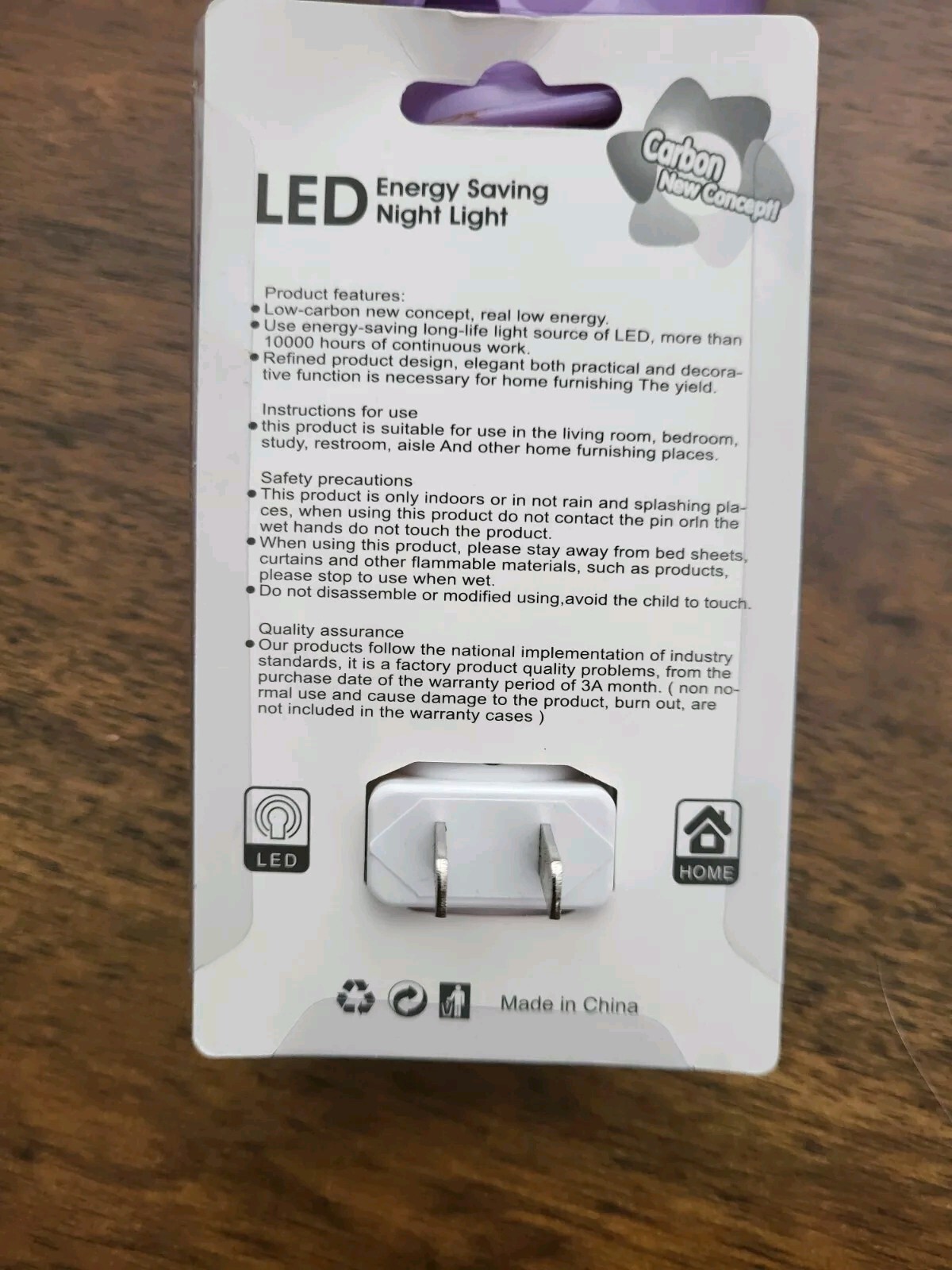 Carbon New Concept - Night Light - Two Lights