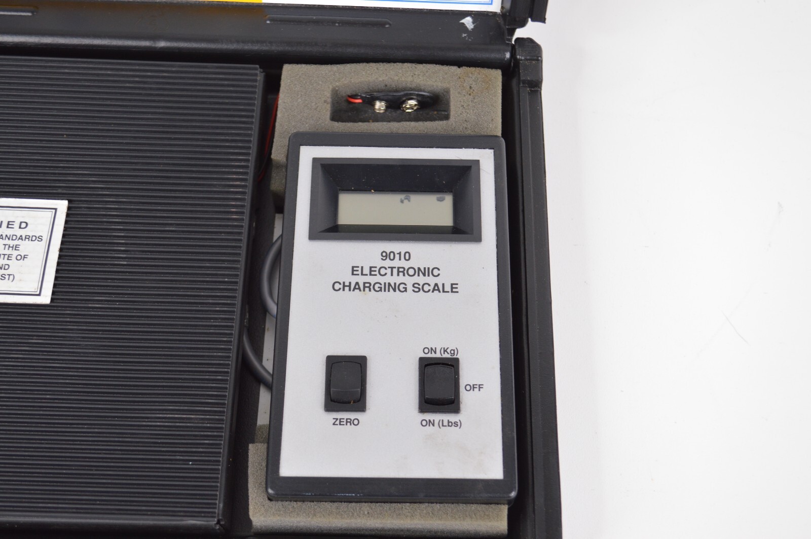 TIF Instruments 9010 Electronic Refrigerant Charging Scale in Case WORKS!