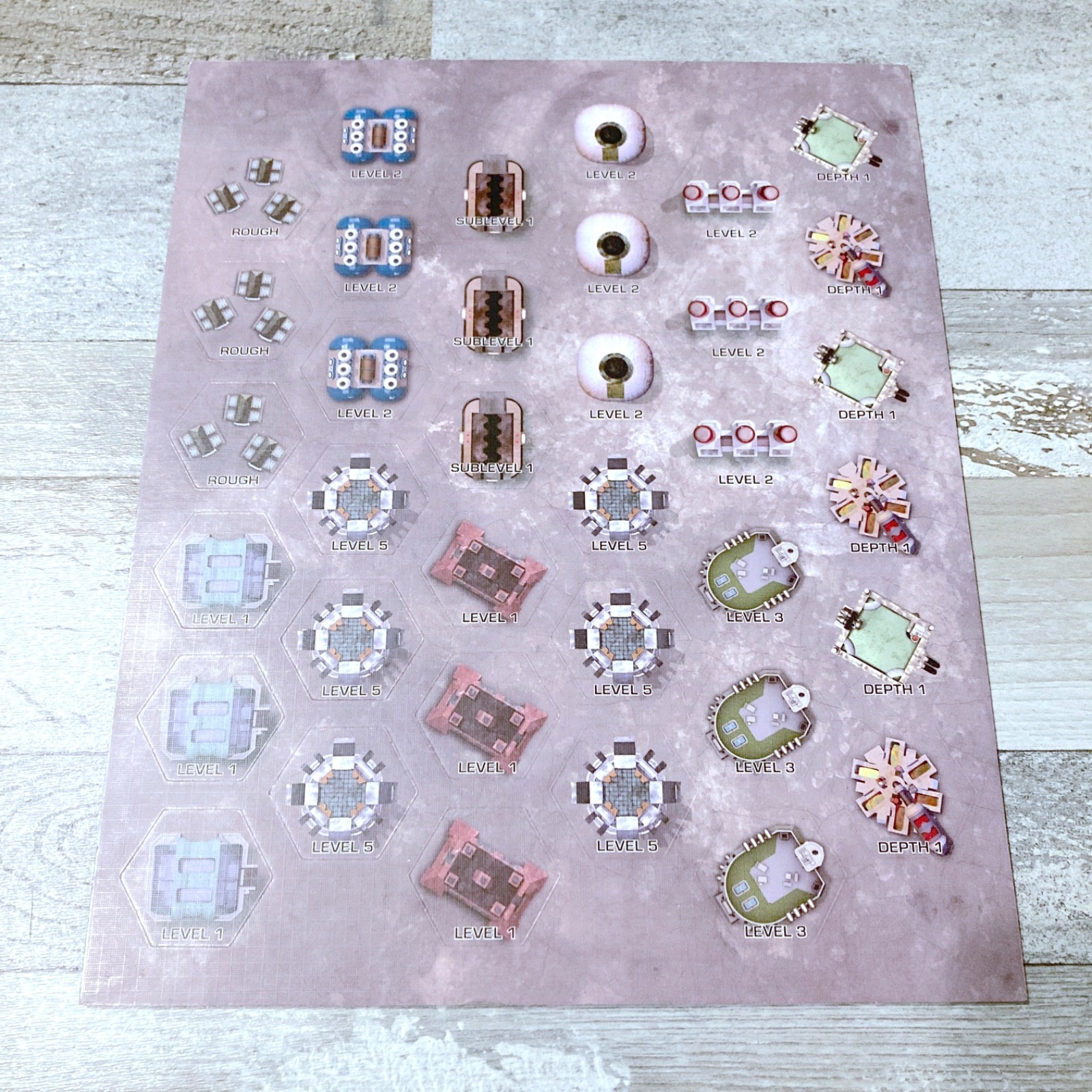 BattleTech City Map Pack Extra Counters Building Rubble Terrain Boards Catalyst