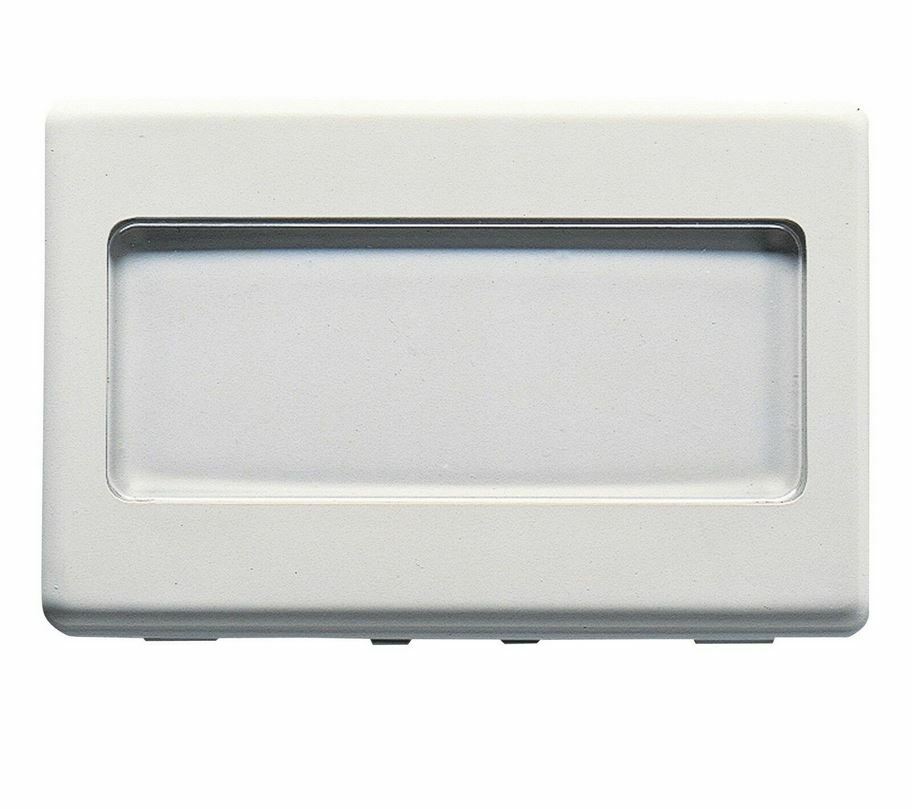 GEWISS GW 20024 BUTTON WITH ILLUMINABLE NAMEPLATE SYSTEM WHITE