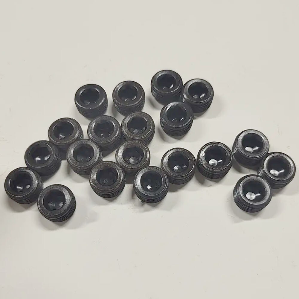 20PC Male Thread Socket Car Pipe Plugs 3/8 NPT Pipe Allen Head Socket Plugs NEW