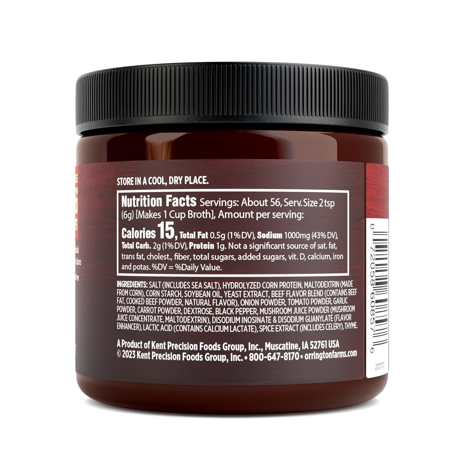 Gourmet Beef Flavored Broth Base - 12 oz Convenient Jar for Culinary Creations