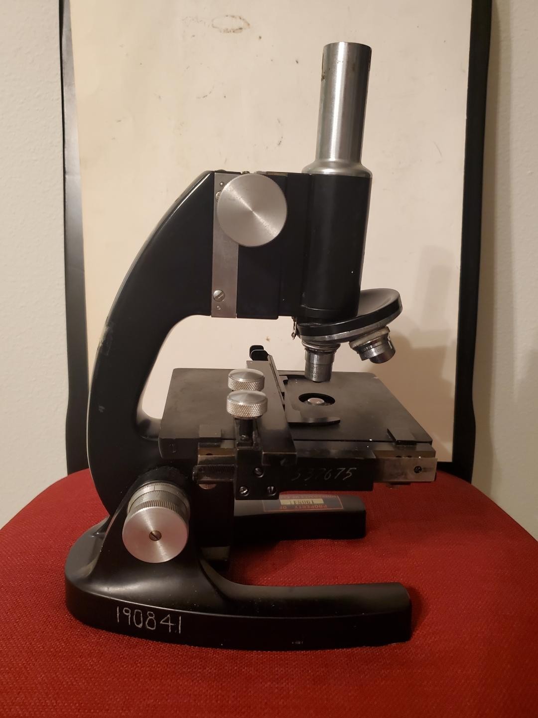 Vintage Bausch And Lomb Microscope B&L. Missing Parts