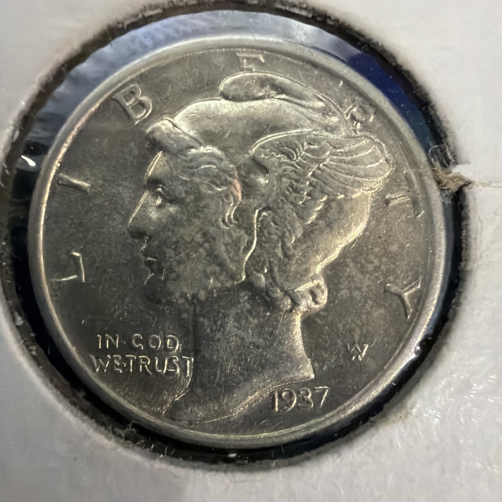 1937 Mercury Dime AU-Unc