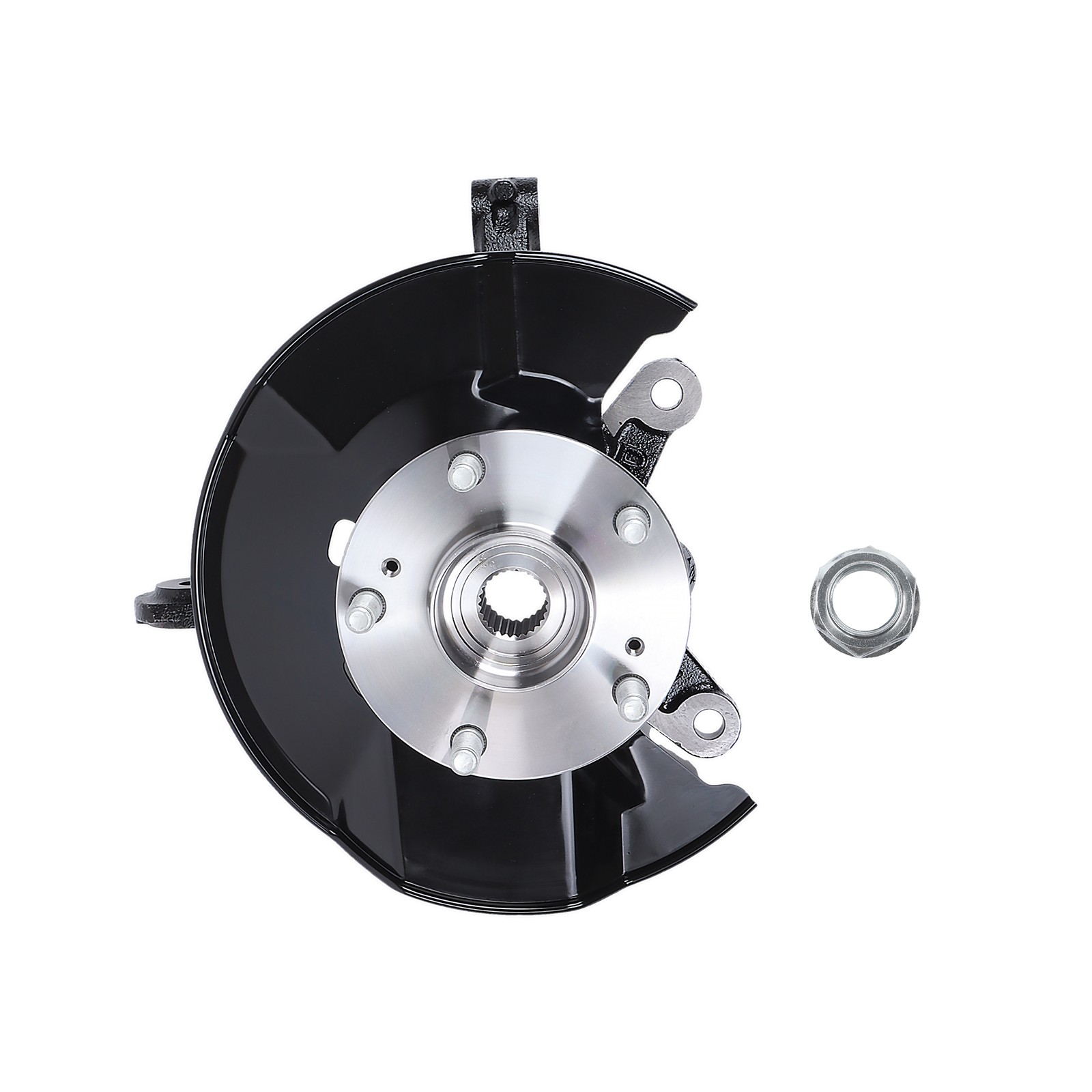 New Front Right Side Steering Knuckle & Hub Bearing Assy For Honda Civic 13-15