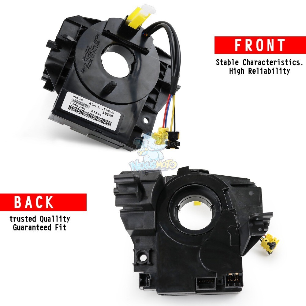 Clock Spring For Jeep Wrangler JK 2007-2018 With Angle Sensor Steering Wheel