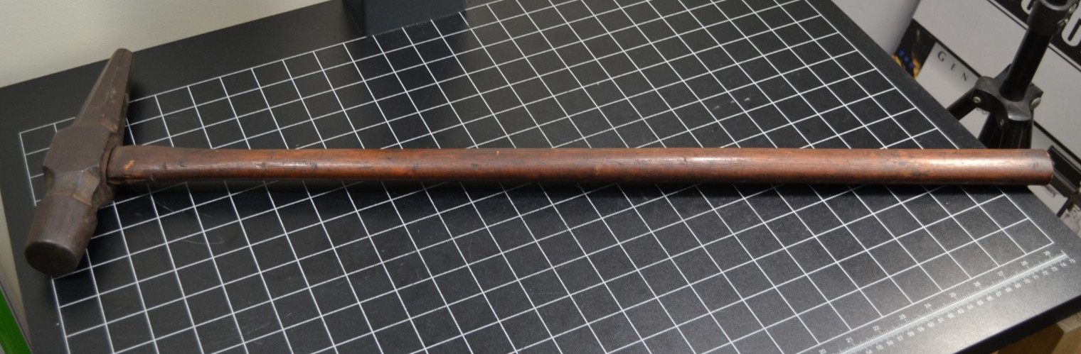 SHIP or TOP MAUL - 5 1/2# HEAD - ALL ORIGINAL - GREAT PATINA