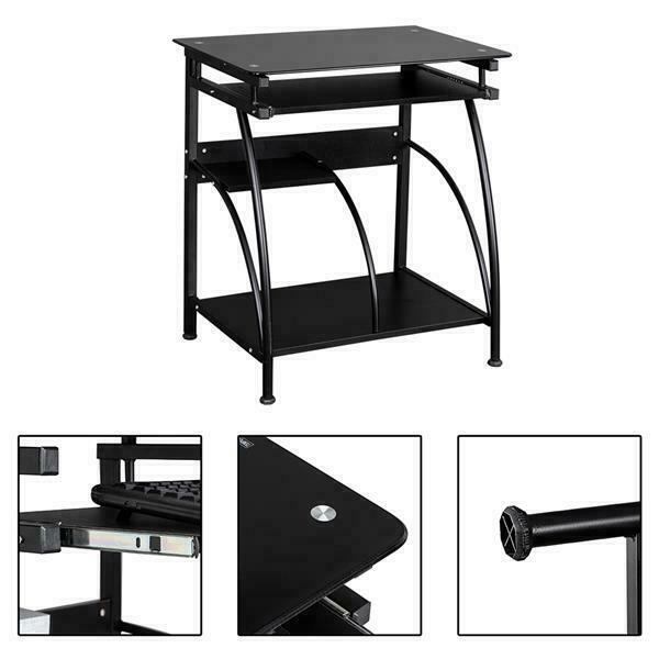 US 29" Integrated Home Office Computer Desk Laptop Home Study Workstation Table