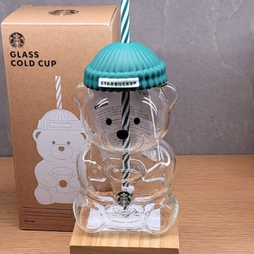 Starbucks Korea 2025 Bearista Cold Cup 591ml / 20oz Venti - Cute Figure Lid