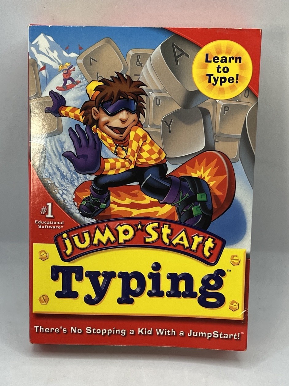 JumpStart Typing PC CD-ROM Vintage Sealed Kids Educational Software