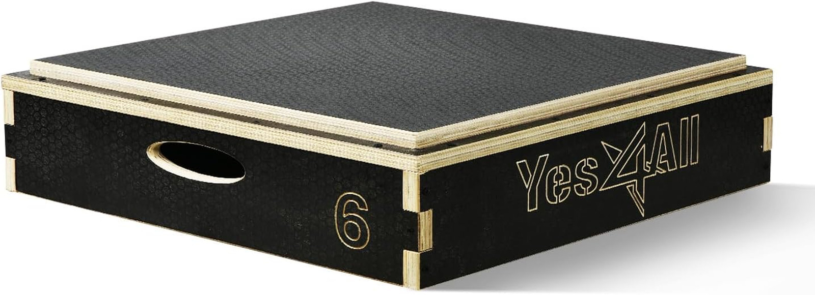 Versatile 3-in-1 Wooden Plyo Box for Jump Training & Home Gym Workouts