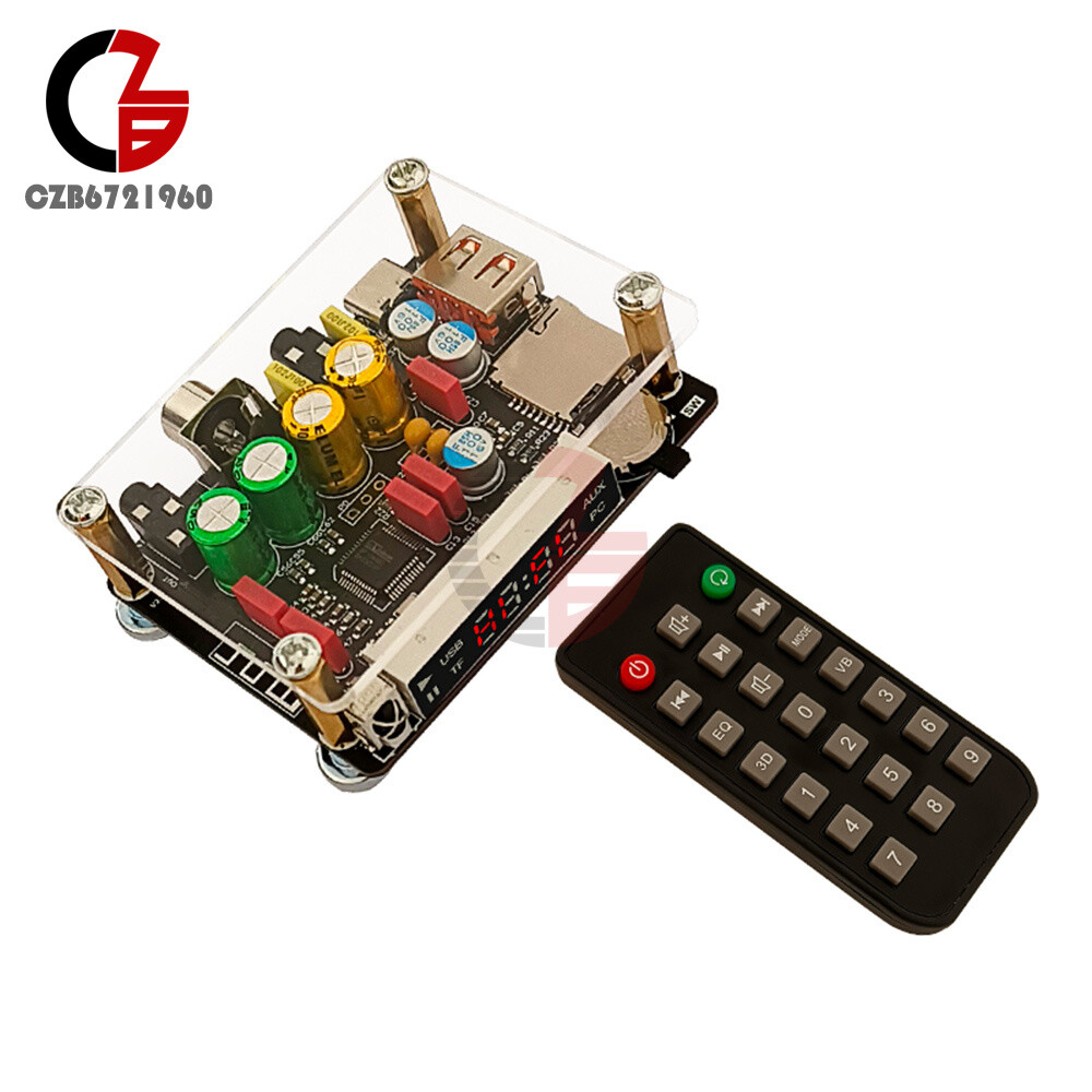 ZK-DAM-K1 Bluetooth U Disk Sound Card TF Decoder Board Front DSP Tuning Type-C