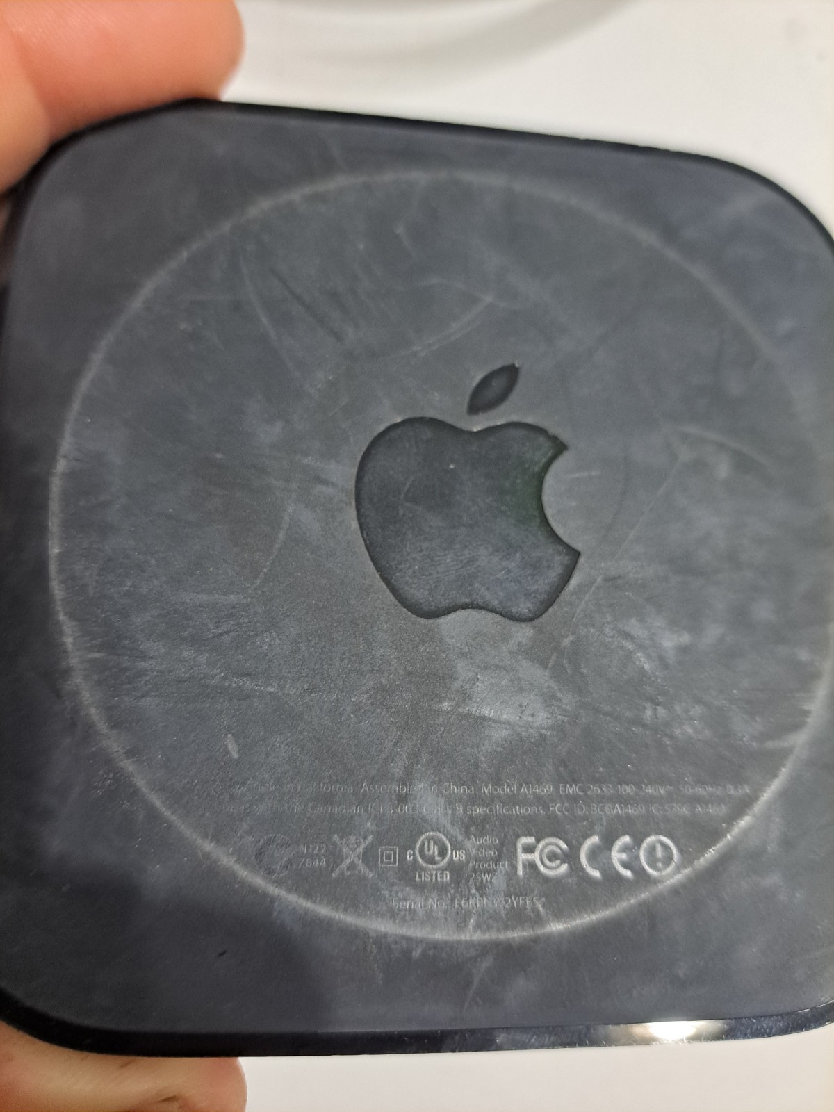 Apple TV 3rd Generation Model A1469 WITH Power Cable