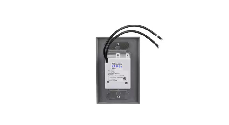 20 Amp In-Wall Countdown Timer Switch 60-Minute Gray