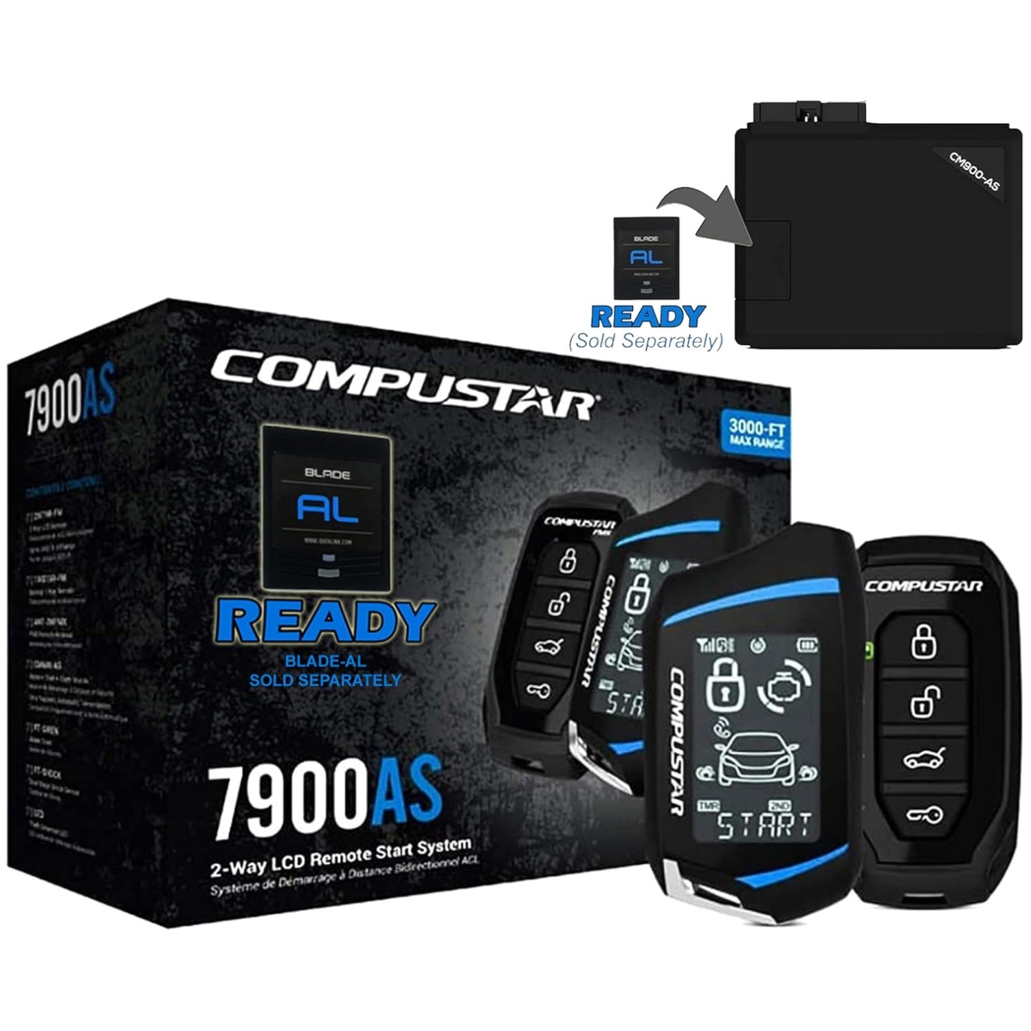 CS7900-AS 2-Way Remote Start & Alarm Bundle