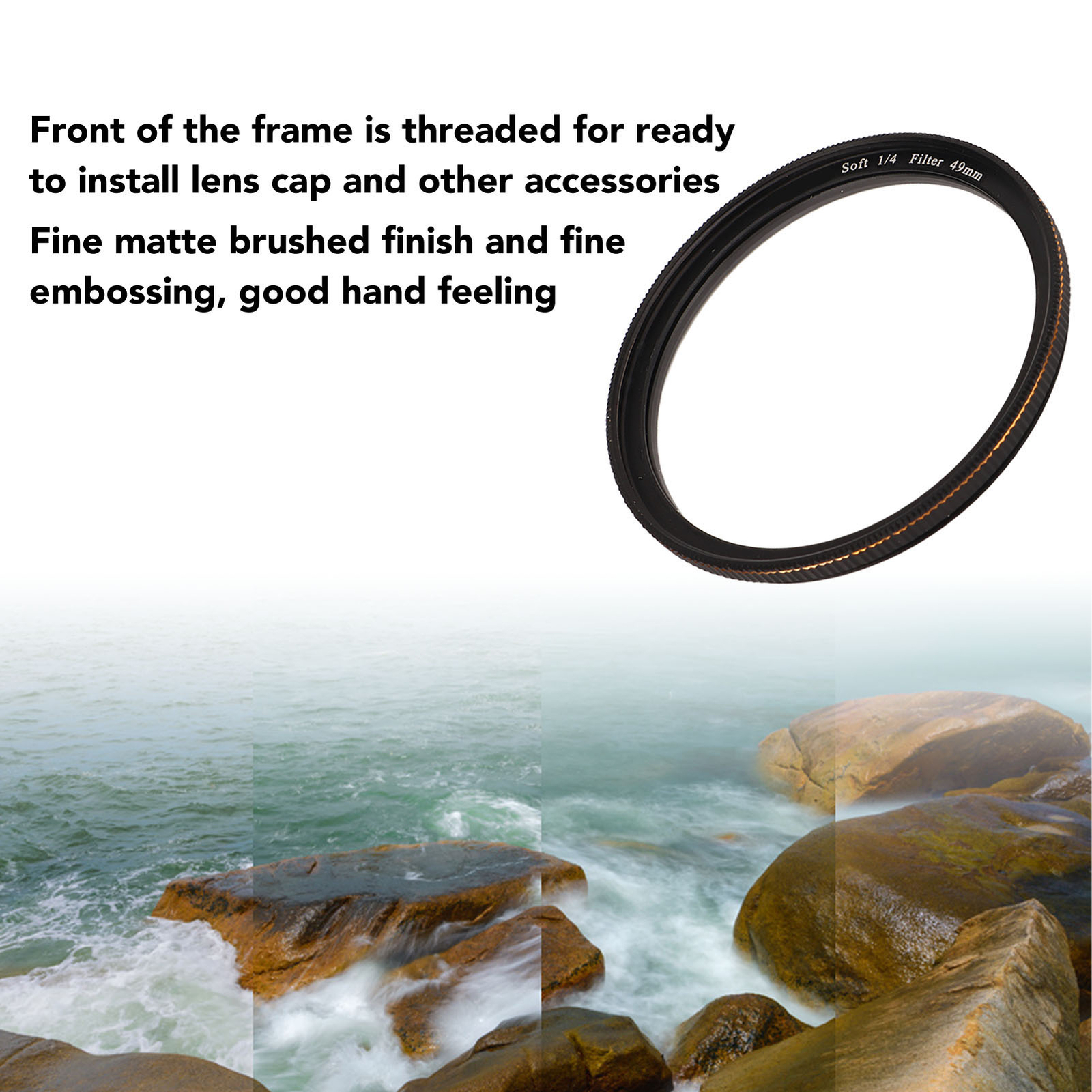 Soft Diffusion 1/4 Filter Mist Dreamy Cinematic Effect Filter Matte Frosted