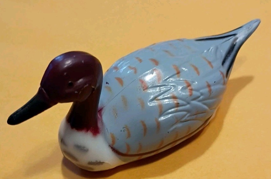 Vintage Mallard Duck Pencil Sharpener Novelty 3.25" x 1.5" Plastic Multicolor 🦆
