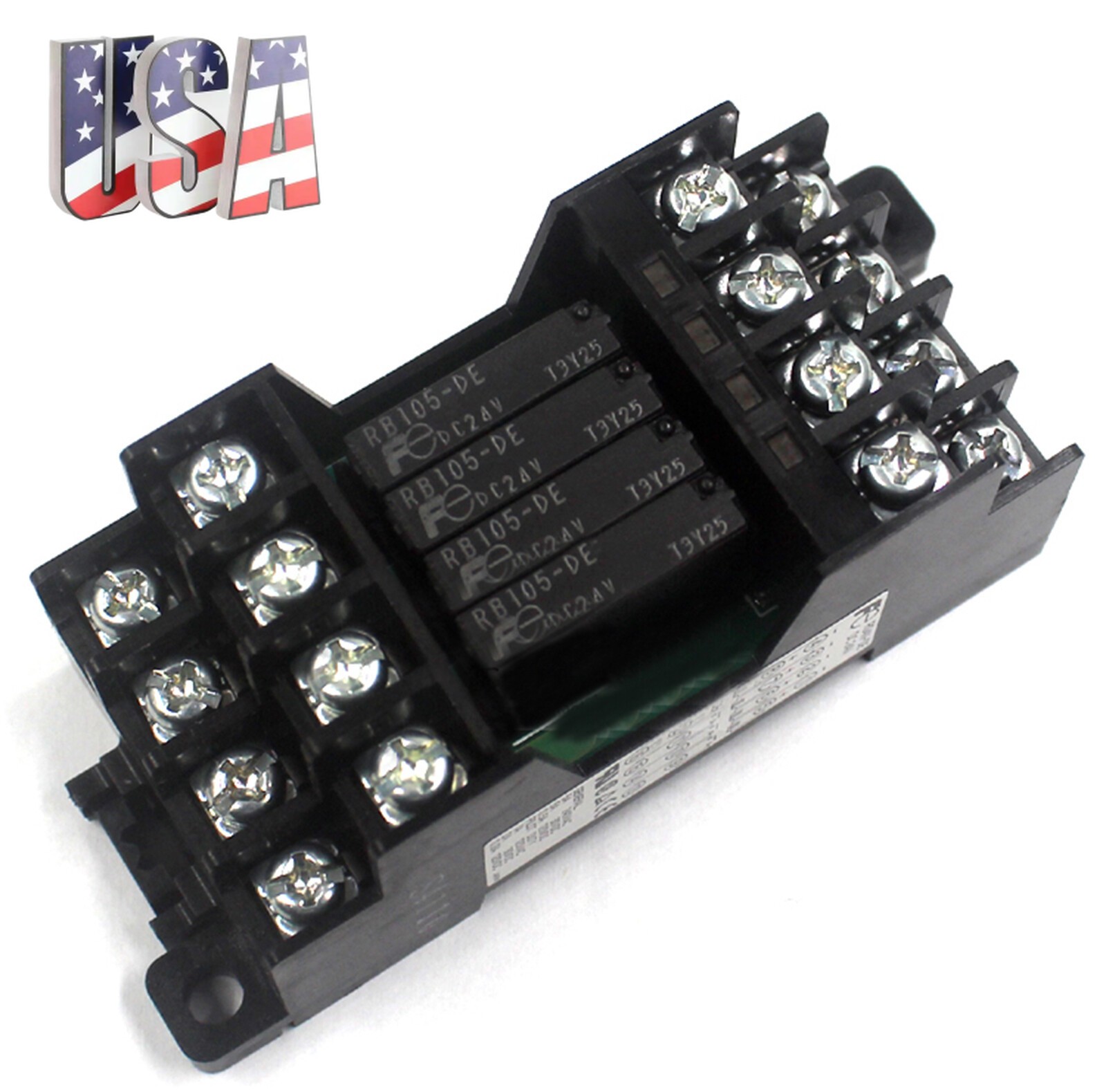1PCS NEW FUJI RS4N-DE Terminal Relay Module Solid State Relay