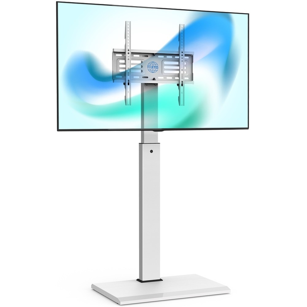 FITUEYES TV STAND WITH MOUNT - WHITE