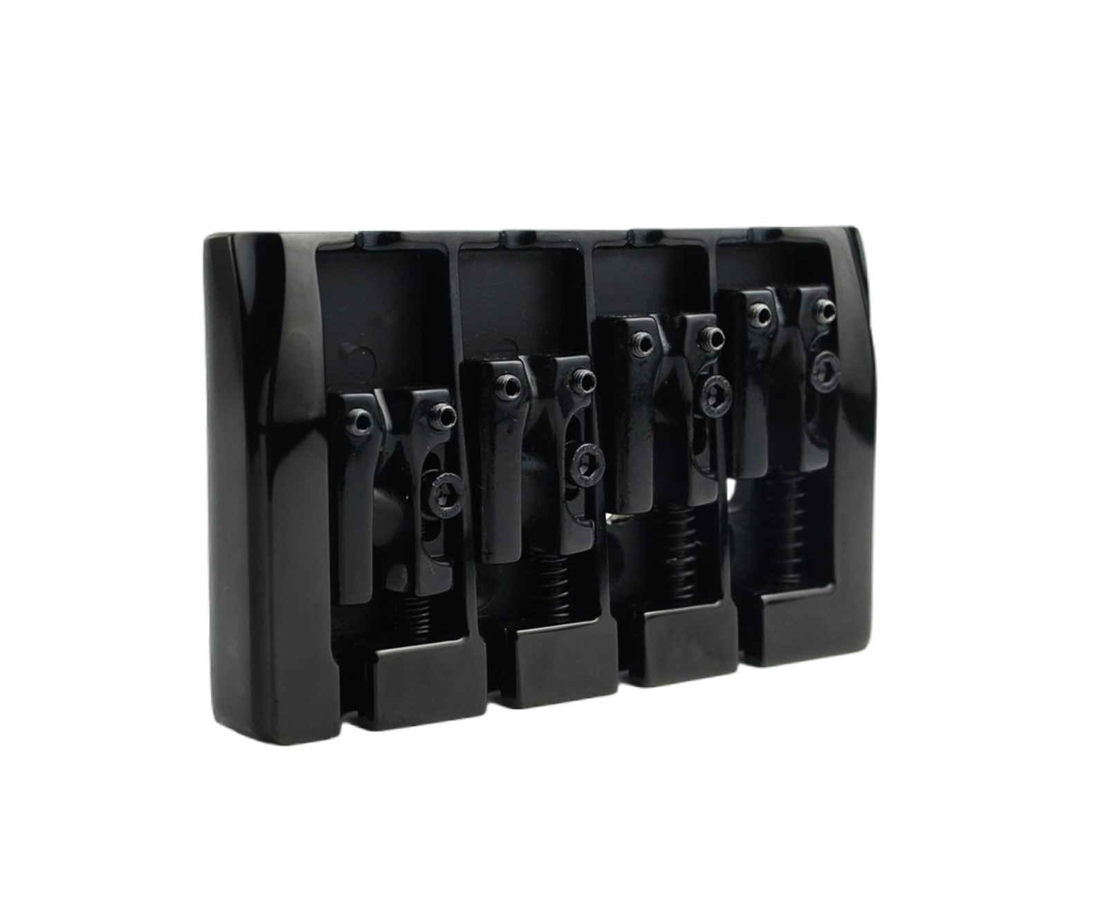 Guyker Bass Guitar Bridge, 4 String Fixed Bridges String Space 19mm Replaceme...