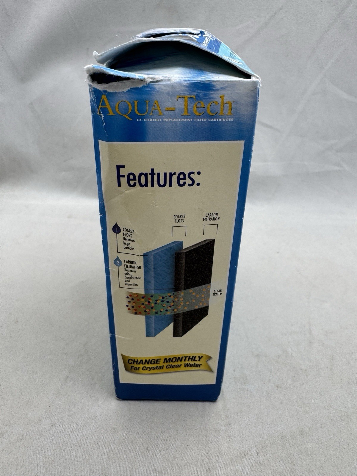 Aqua-Tech EZ-Change Aquarium Filter #2 Cartridge For 10-20G Filters 3 Pack