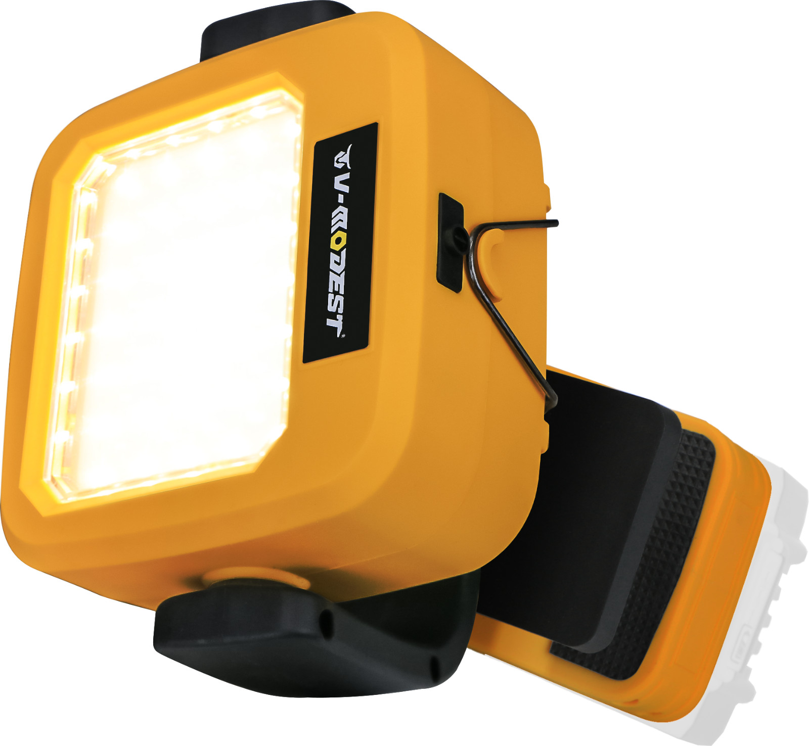 Cordless Led Work Light For Dewalt 20V Battery Portable Clamp Lamp Flashlight