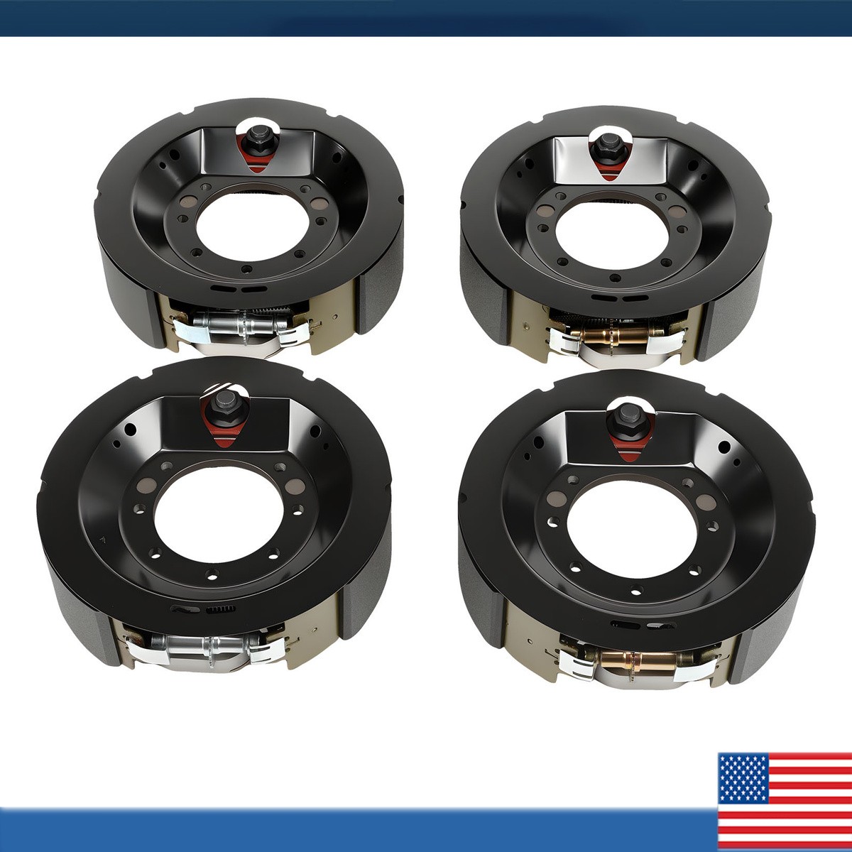 Pair 12-1/4x3-3/8" 10K Electric Backing Plate Trailer Brake for Dexter 10000 Upg