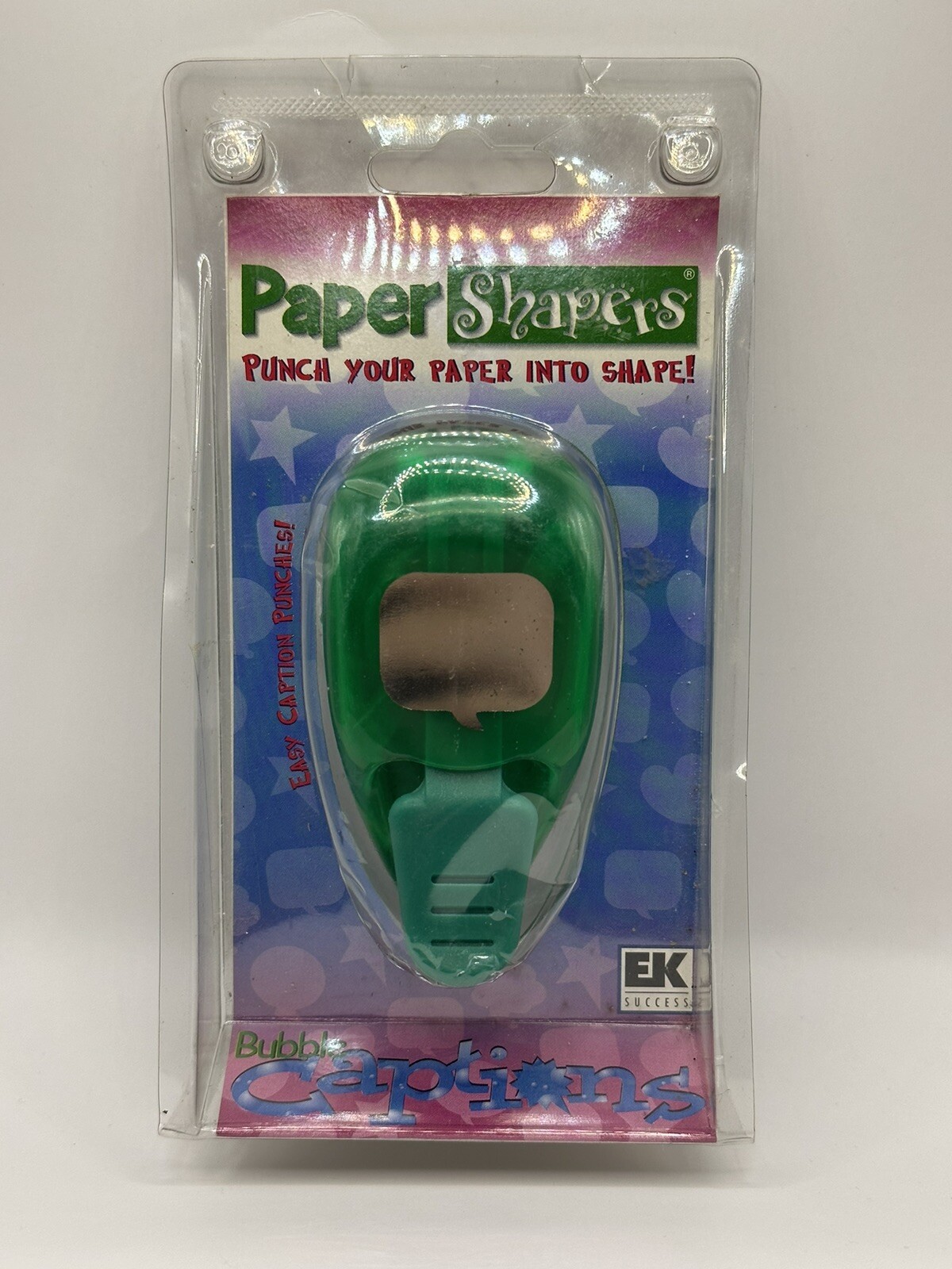 EK Success Paper Shapers Punch - Sunshine Shapers Collection - Bubble Captions