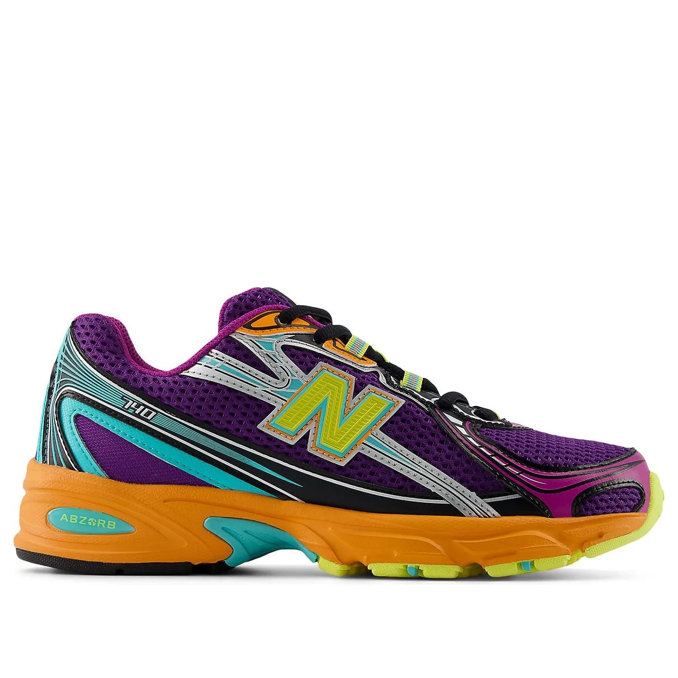 New Balance 740 U740MC2 Sneakers Men Concord Grape Sun Glow Running Shoes TF9714