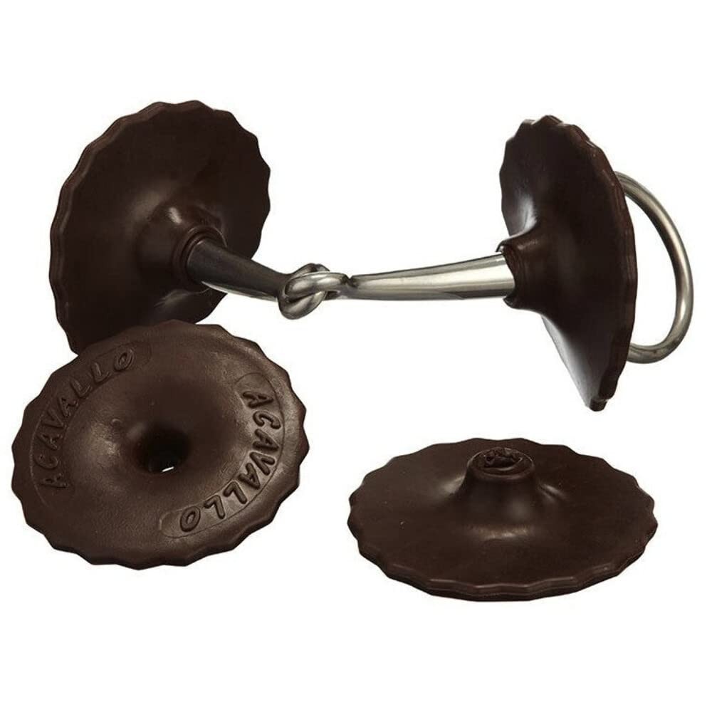 Acavallo Unisex's Brown Bit Guards, One Size,Bits
